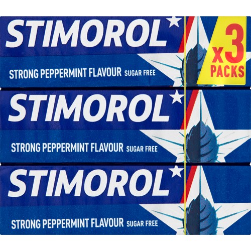 Strong Peppermint Flavour 3-pak - Stimorol