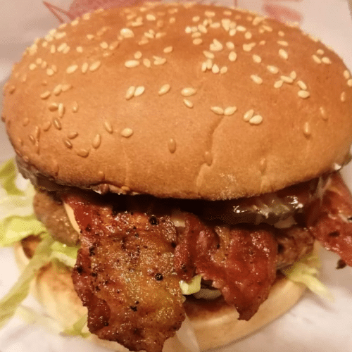 Dobbelt Bacon Burger