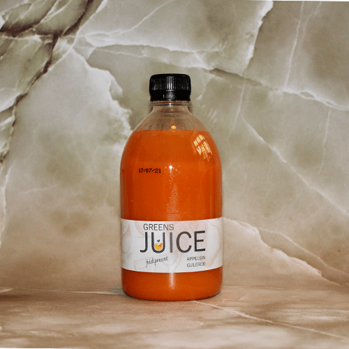Friskpresset Appelsin- og Gulerodsjuice 0,50 L