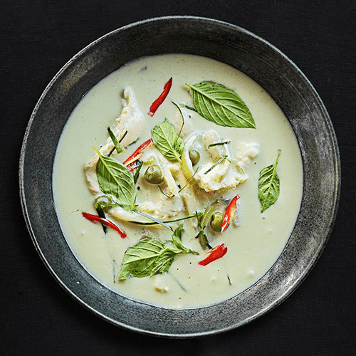 Green chicken curry