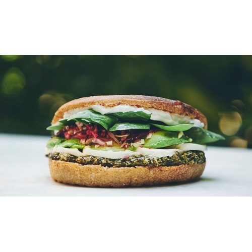 Avocado med mozzarella sandwich (V)