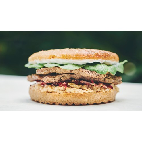 Dobbel ægyptisk kebab sandwich