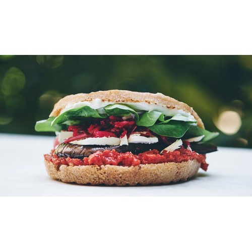 Aubergine sandwich (V)
