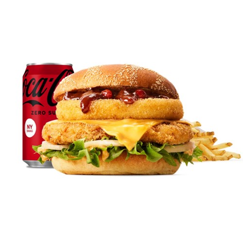 Mighty Mozzarella Crispy Chicken meal