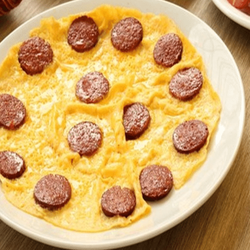 Omelet med Sucuk