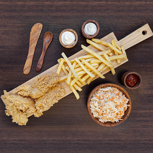5 stk. crispy chicken