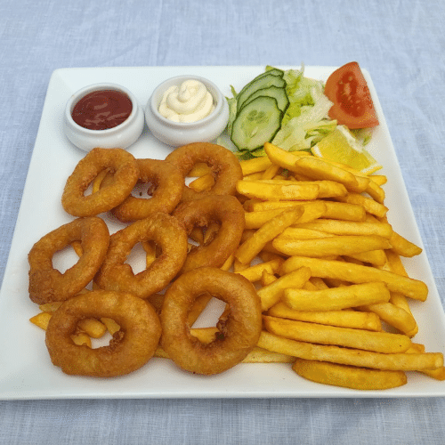 Blæksprutteringe 8 stk.