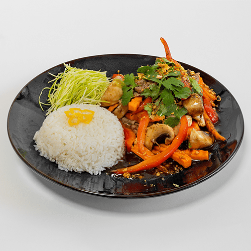 Peber og hvidløg - Phad kratiem prik tai