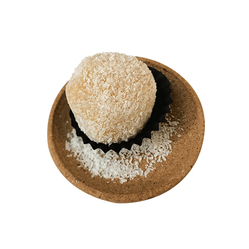 1 brigadeiro au coco (beijinjo)