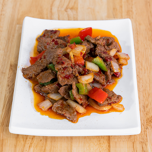 Boeuf sauce piquante