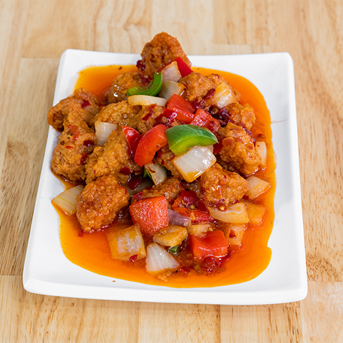 Poulet sauce piquante