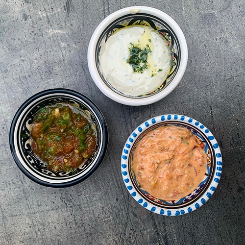 Trio de sauces