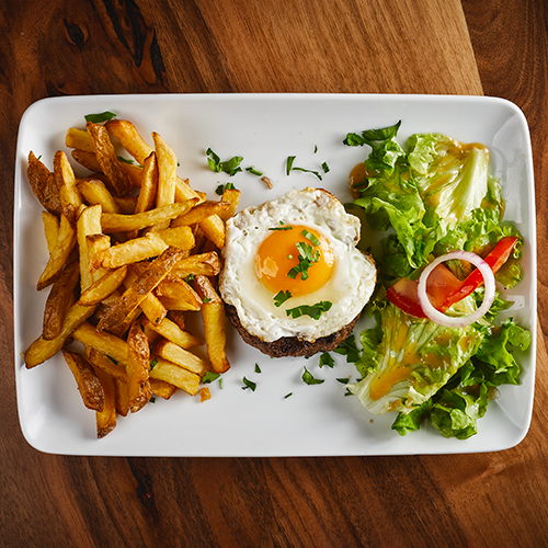 Steak à cheval