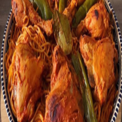 Spaghetti poulet