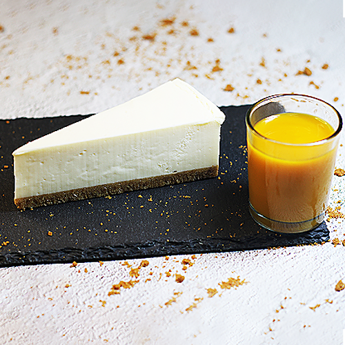 Cheesecake coulis de mangue