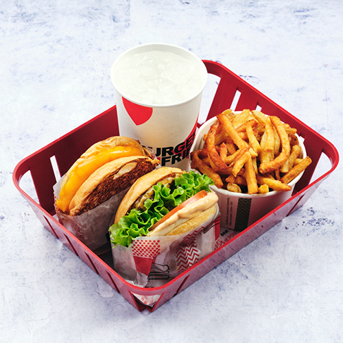 Cheeseburger gold meal