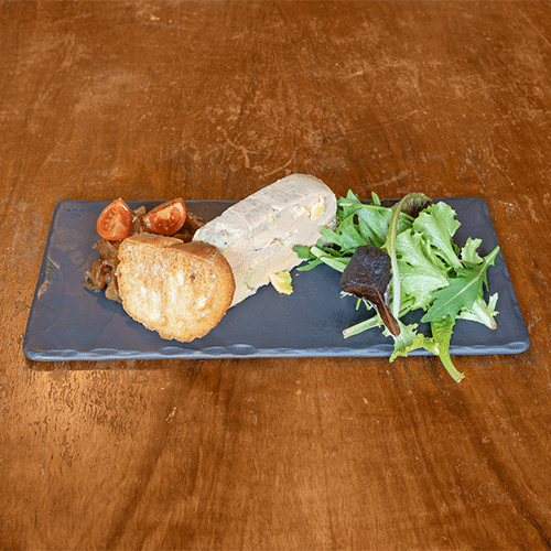 Foie gras mi-cuit chutney figue