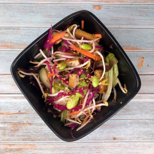 Sarada (végan) et salade composée
