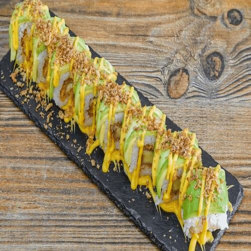 Californias crispy crevette tempura avocat cheese x6