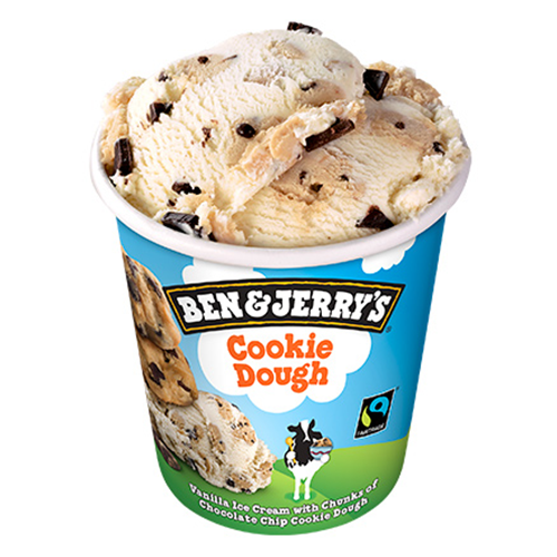 Ben & Jerry's cookie dough tub