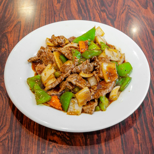 黑椒牛肉 Bœuf sauté au poivre noir