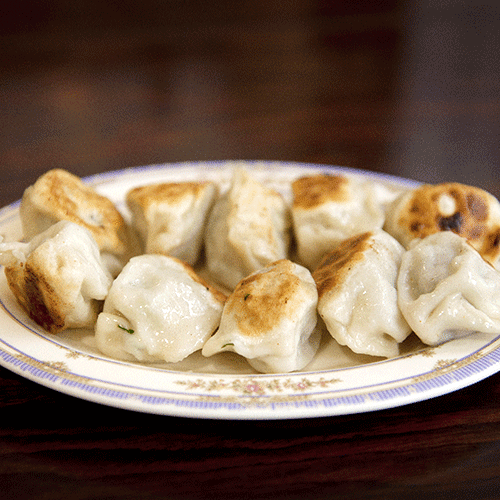 韭菜饺子 Raviolis aux herbes et au porc x10