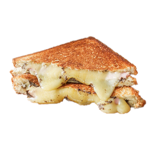 Pulled pork bbq grilled cheese