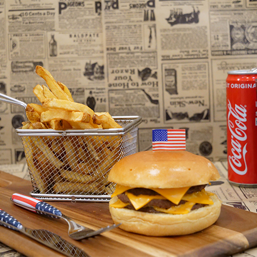 Menu double cheese