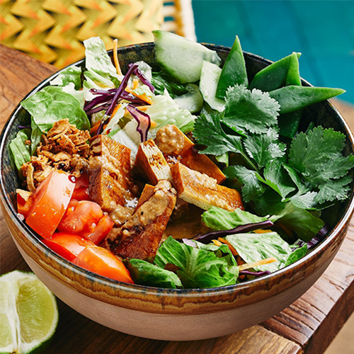 Salade gado gado poulet