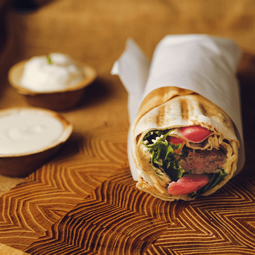 Kofta mechoui pita