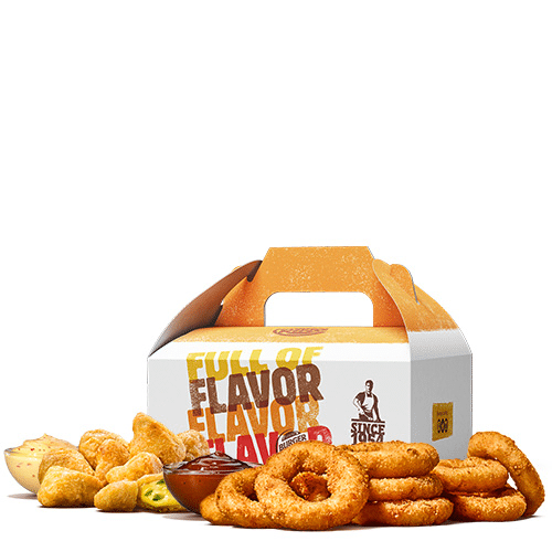 KINGBOX 10 Onion Rings + 10 Chili Cheese