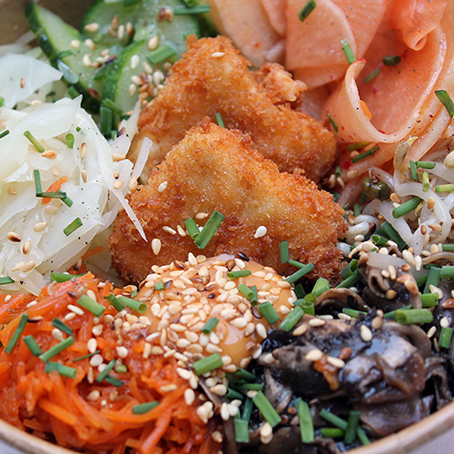 Bibimbap végétarien