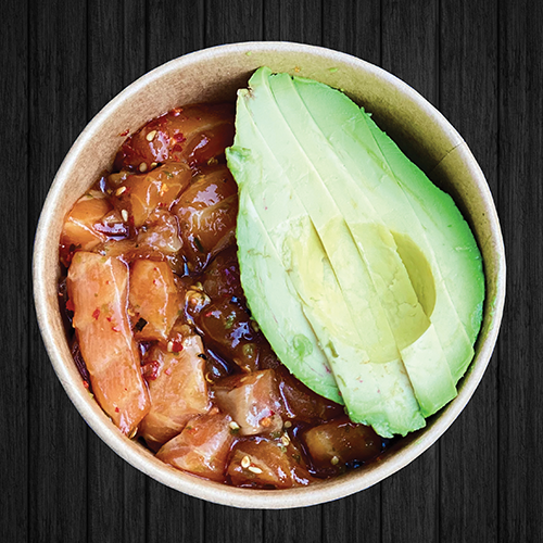 Avocado salmon bowl