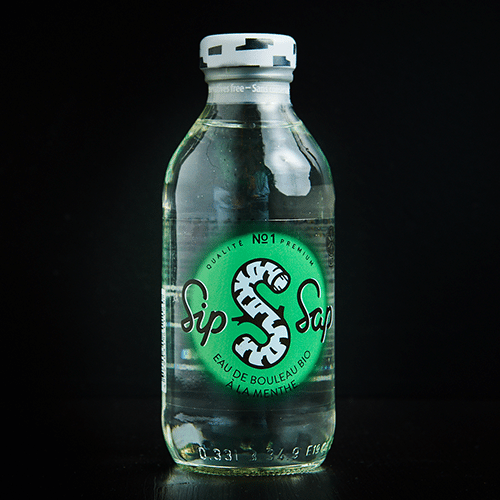 Eau de bouleau bio à la menthe