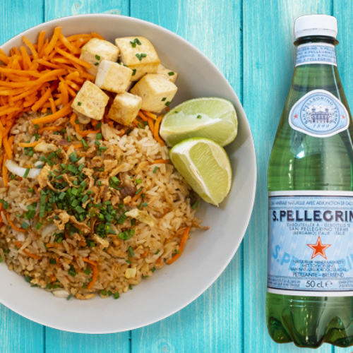 Plat Vegan et Boisson