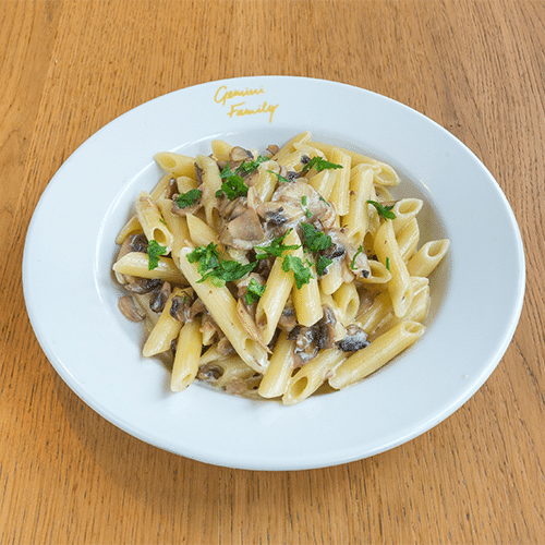 Penne funghi