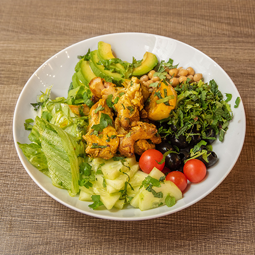 Chicken tikka salad