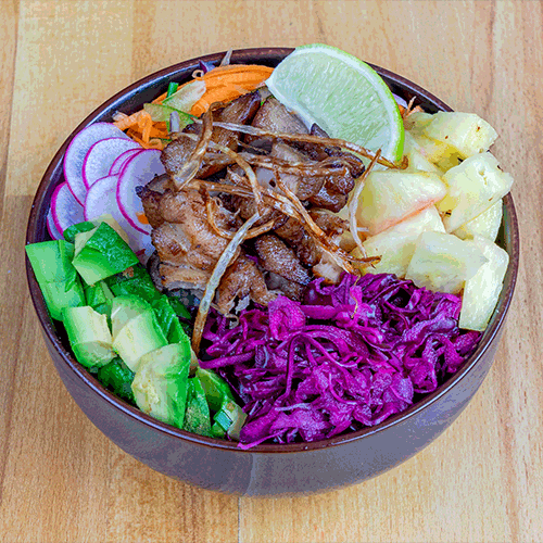 Poké bowl poulet