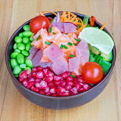 Poké bowl saumon et thon