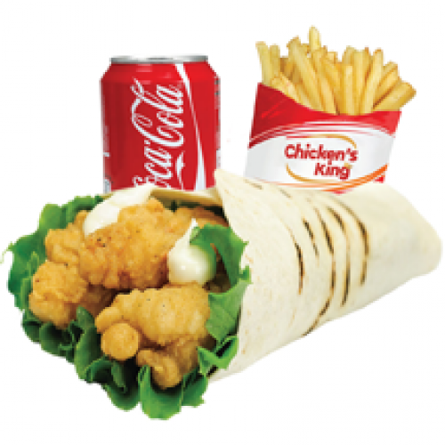 Chicken wrap meal
