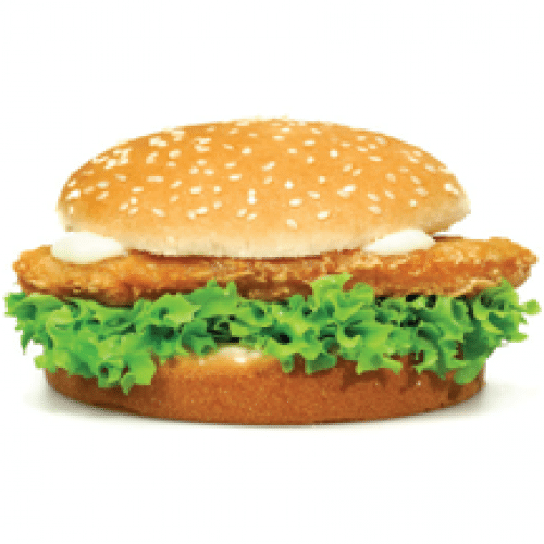 Chicken steak burger