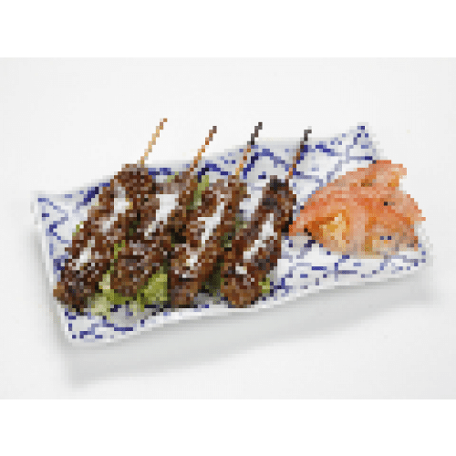 Brochettes de boeuf grillées à la sauce saté