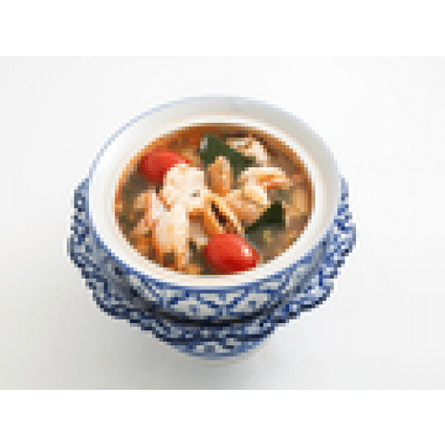 Soupe de crevettes au lait de coco parfumée au galanga (Tom Ka Kung)