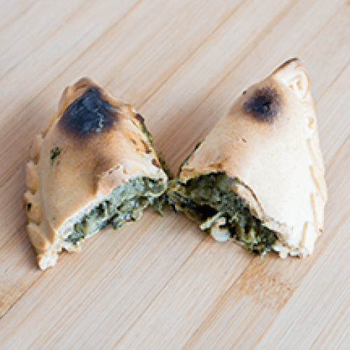 Empanada chèvre et épinards
