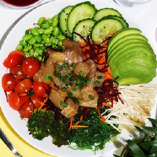 Grand poke + entrée ou dessert