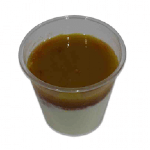 Panna cotta coulis de mangue