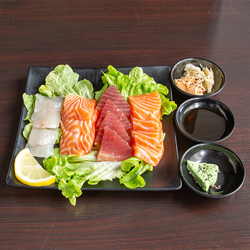 Menu sashimi mixte
