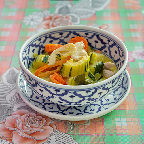 Curry vert aux légumes