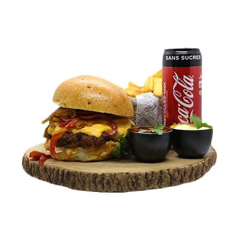 Menu burger orientale