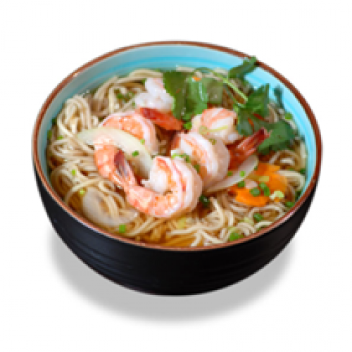 Menu spécialité udon crevettes